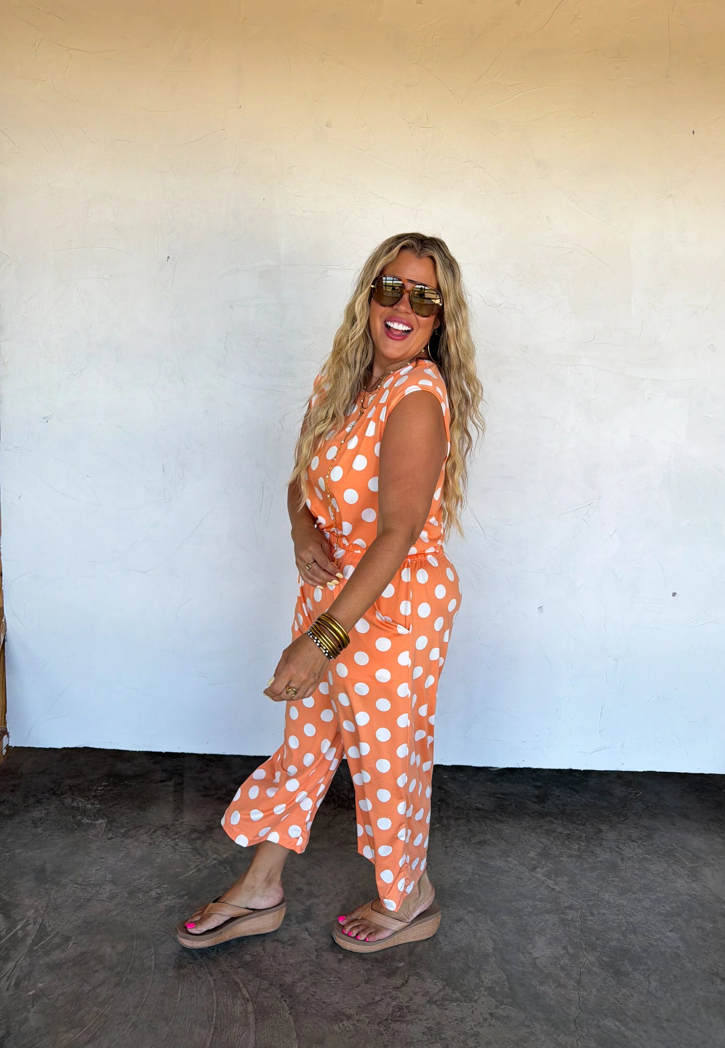 Peach Polka Dot Set [[PRE-ORDER]]