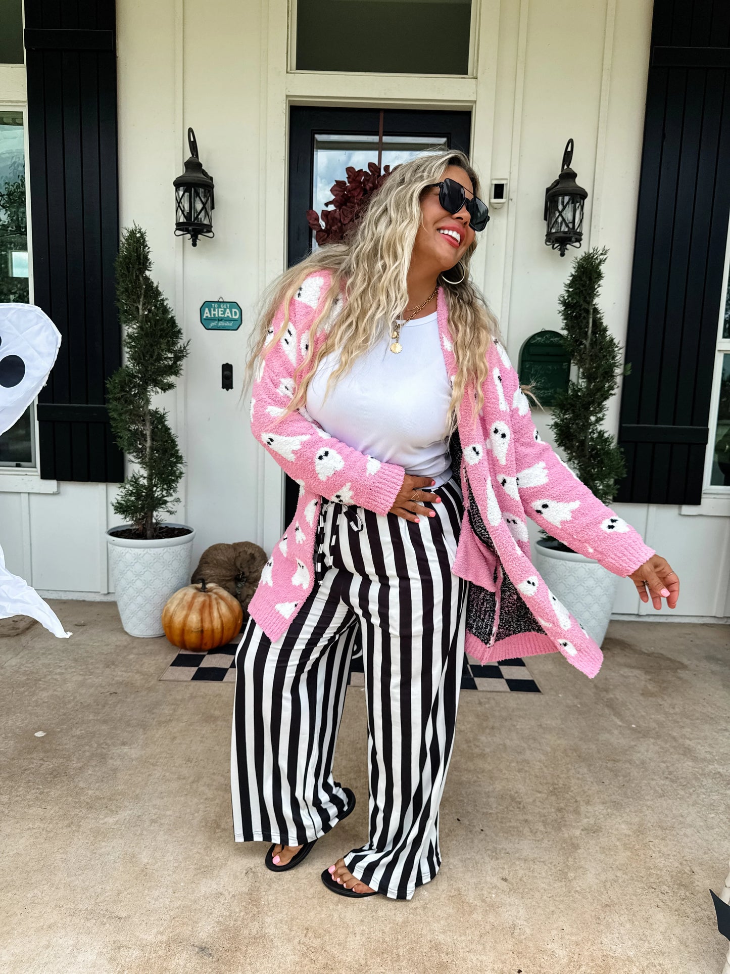 Black Vertical Vibes Striped Pants [[PRE-ORDER]]