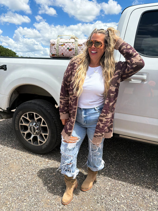 Camo Cloud Cardigan [ETA end of August]