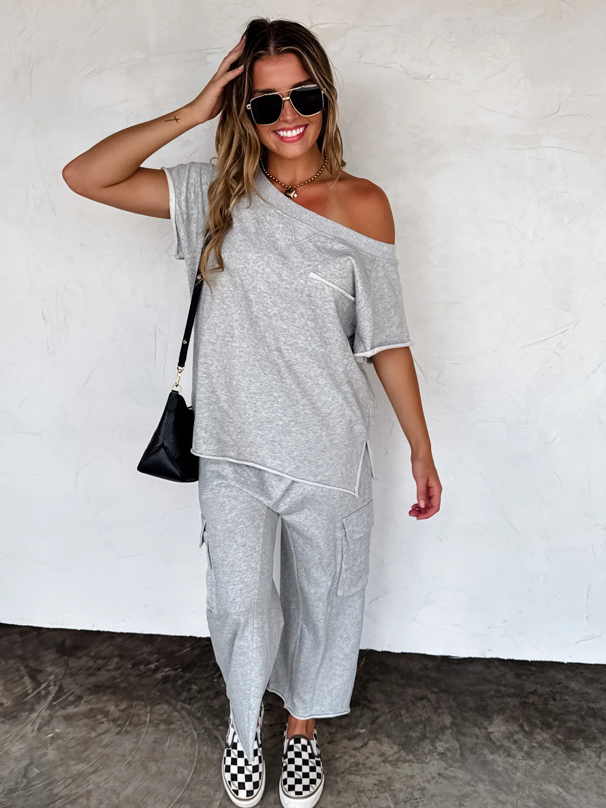 Terry Lounge Set in Gray