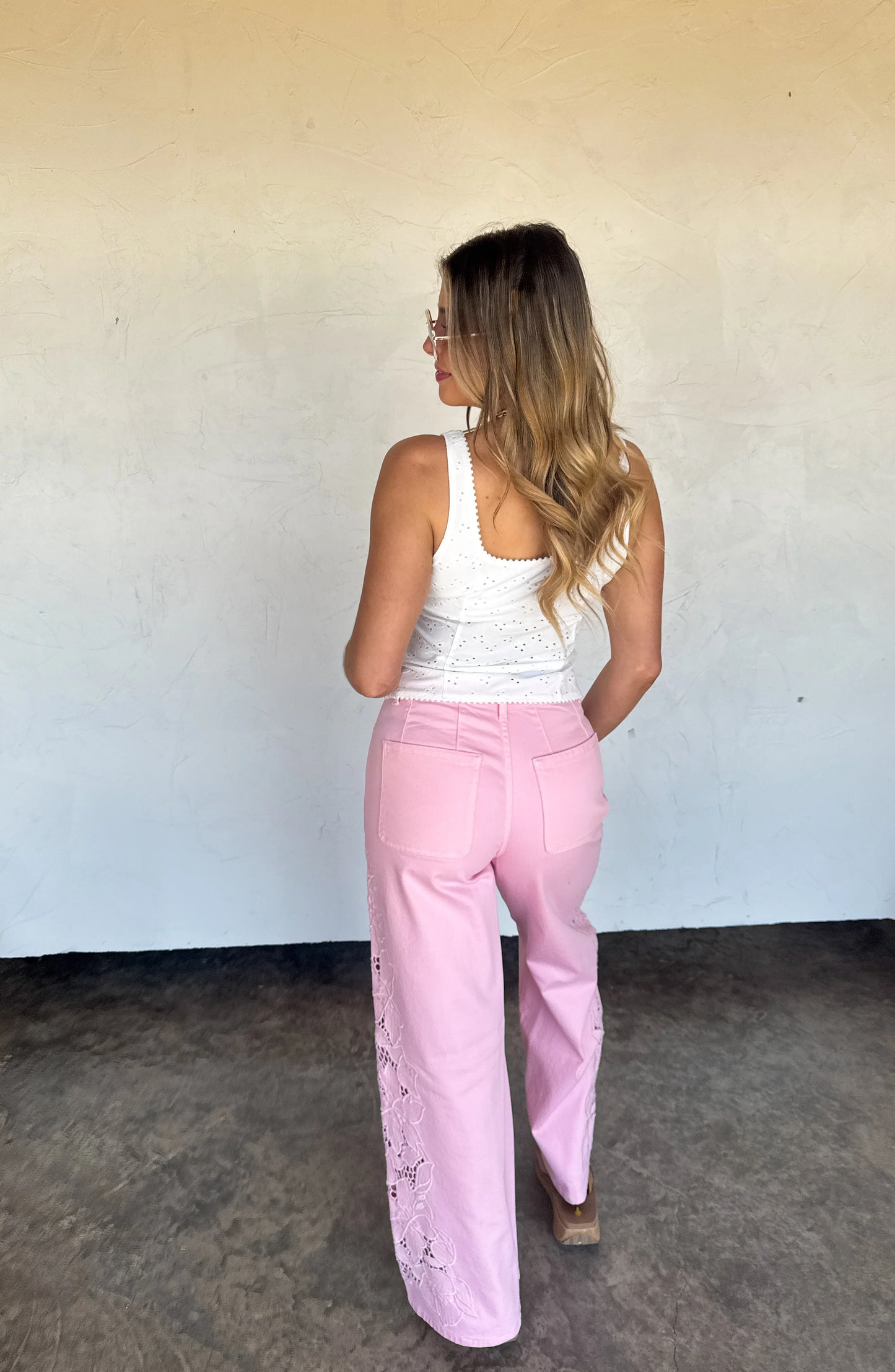 Daisy Lane Eyelett Tank [[ETA end of July]]