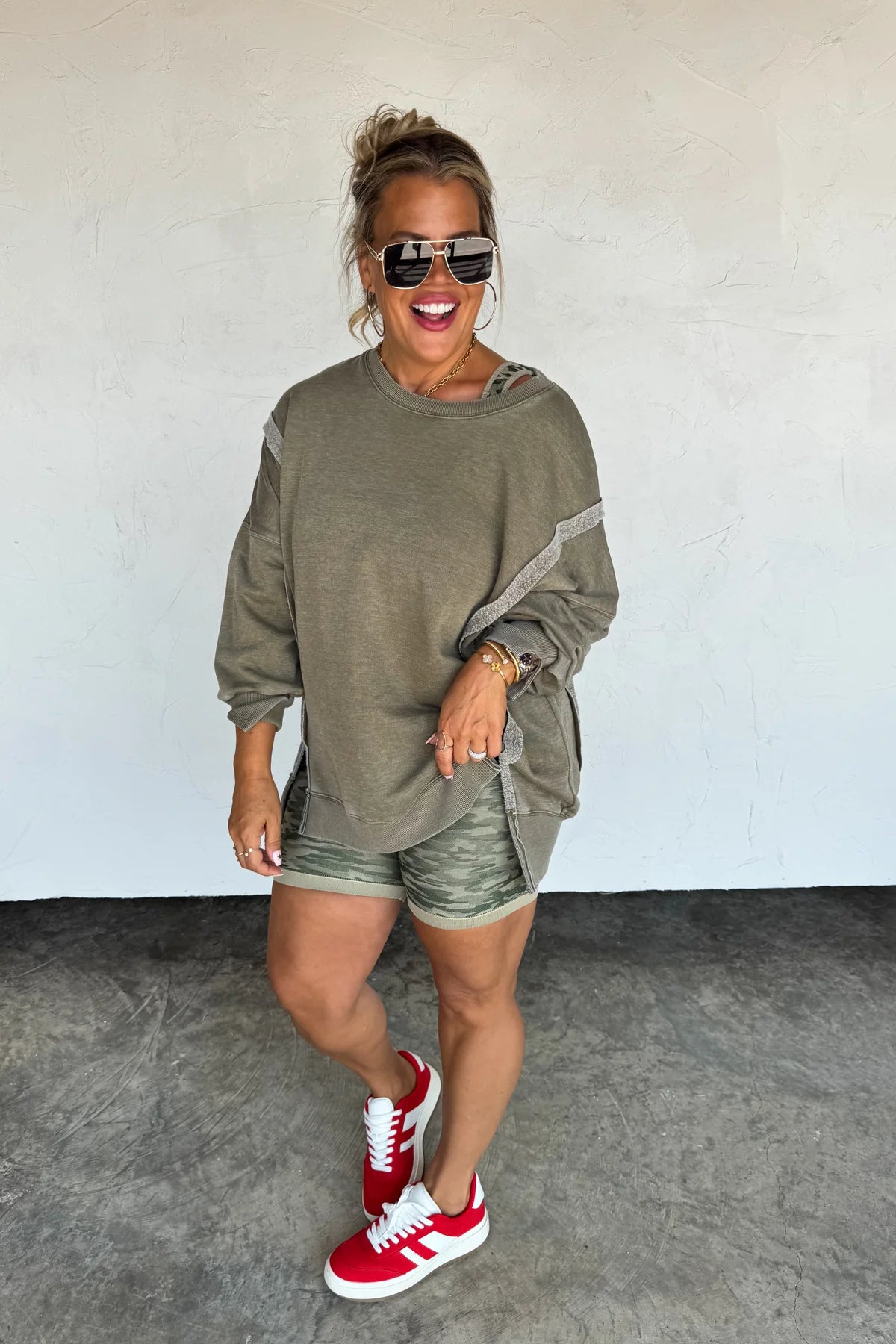 Olive Classic Crew Pullover [[PRE-ORDER]]
