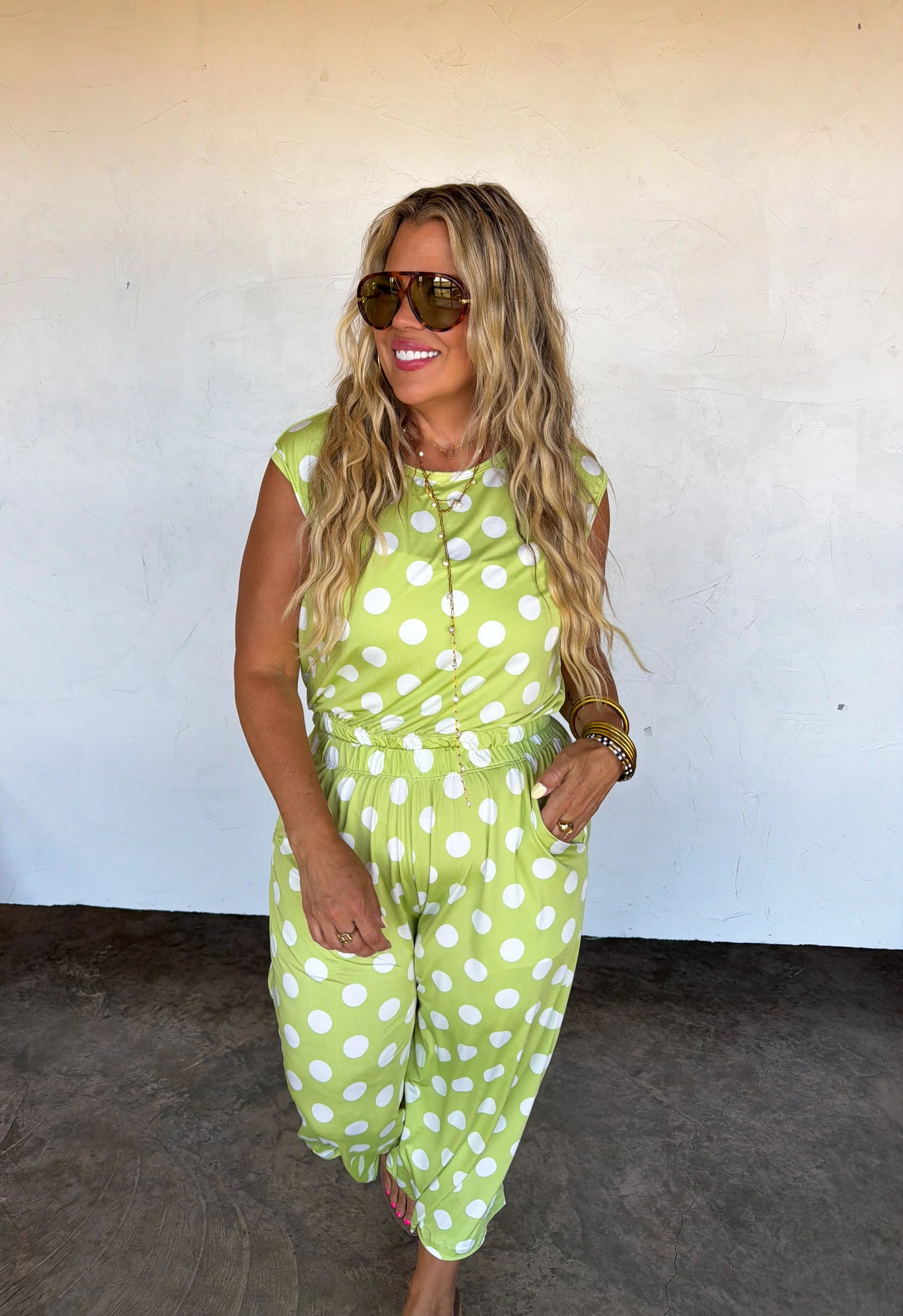 Lime Polka Dot Set [[PRE-ORDER]]
