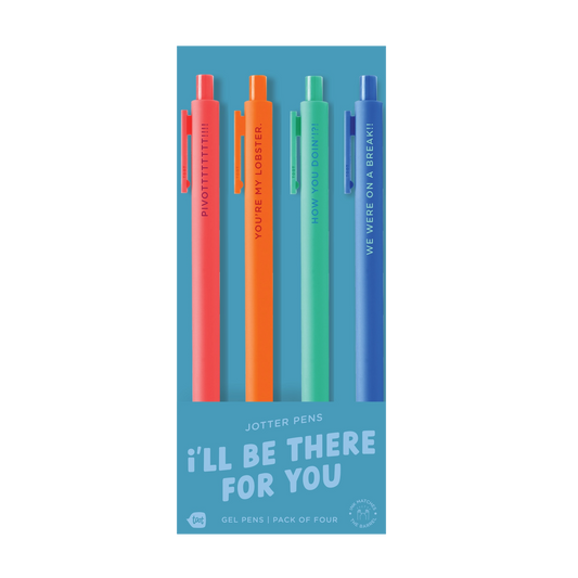I'll be there for you 4 Pack Jotter Set