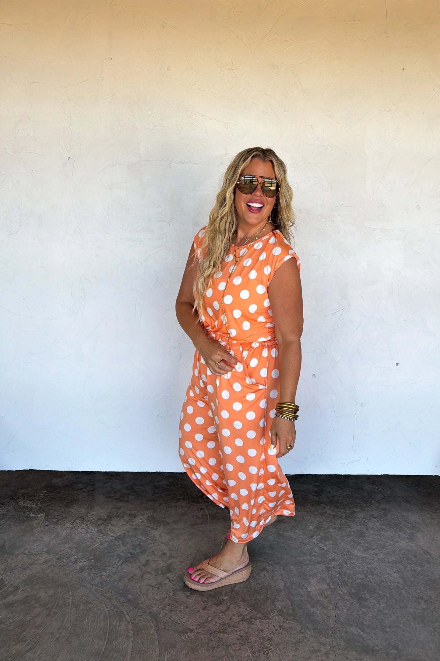 Peach Polka Dot Set [[PRE-ORDER]]