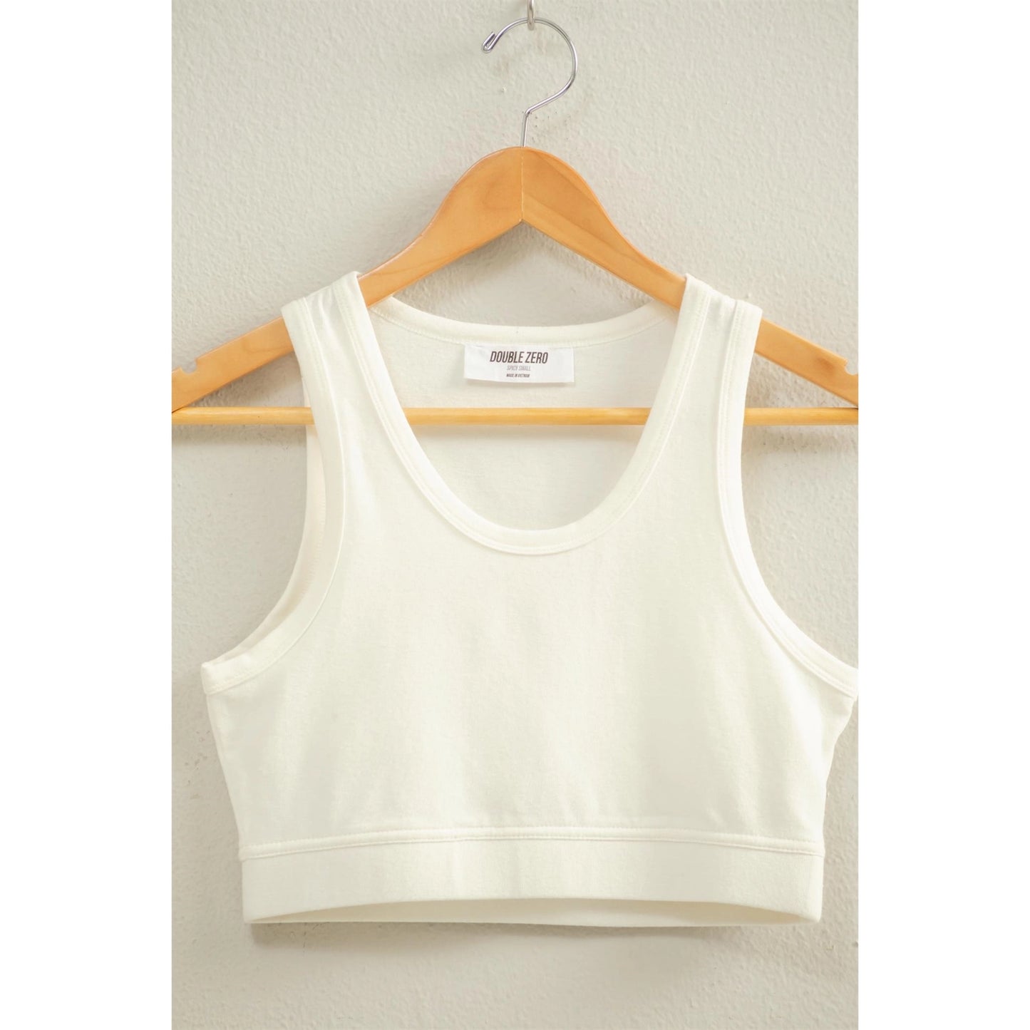 Marshmallow Cropped Tank