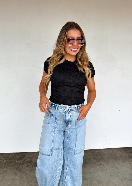 Jovie Tie Waist Jean [[PRE-ORDER]]