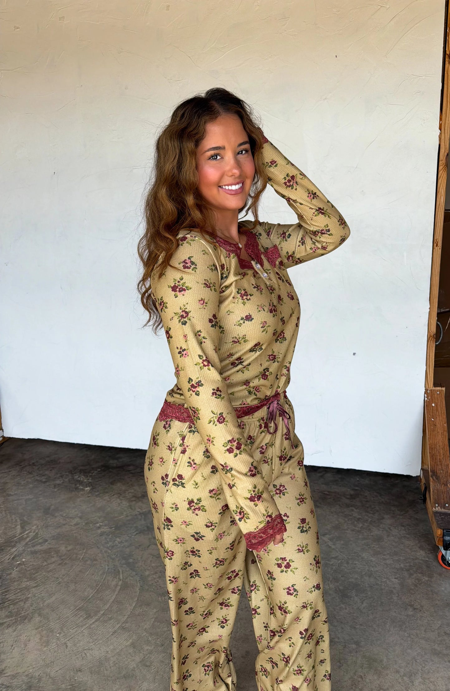 Floral & Lace PJ’s — 2 Colors