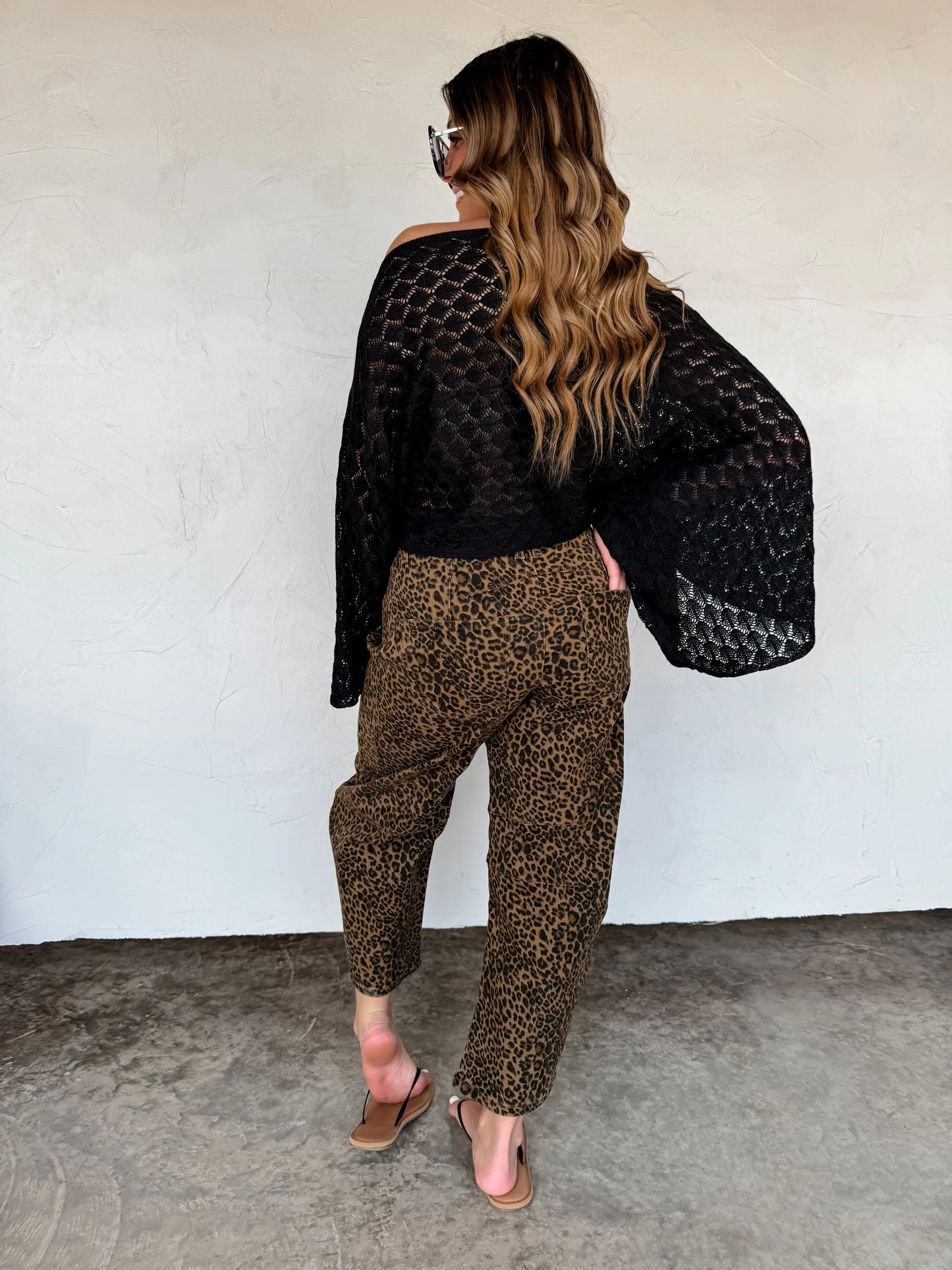 Free Spirit Black Bell Sleeve Top