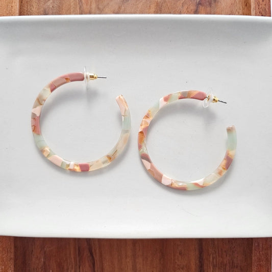 Camo Chic Cameron Hoops