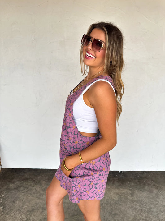 Denim Daisies Beach Please Romper [[PRE-ORDER]]