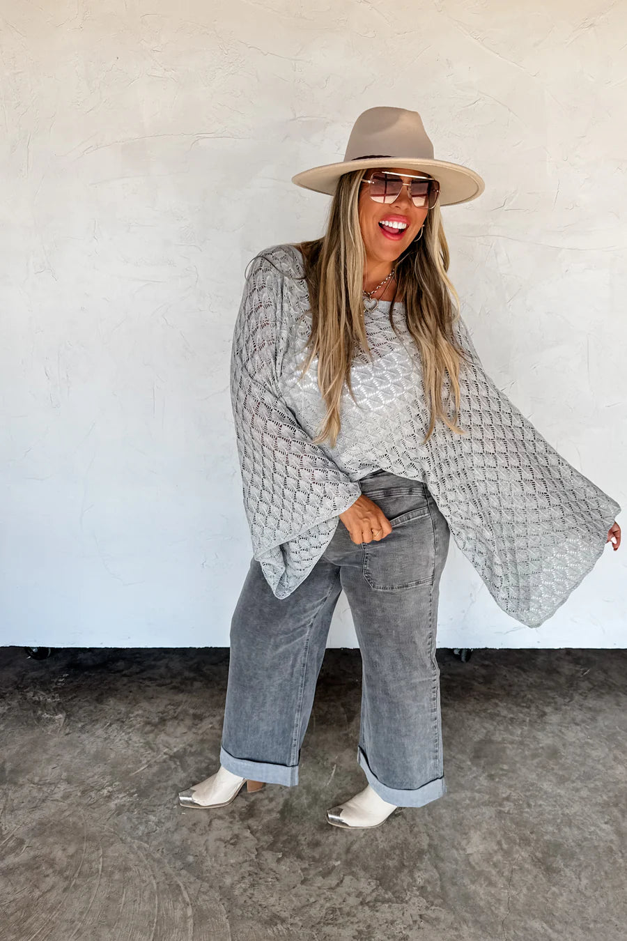 Winter Free Spirit Bell Top in Gray [[PRE-ORDER ETA end of December]]