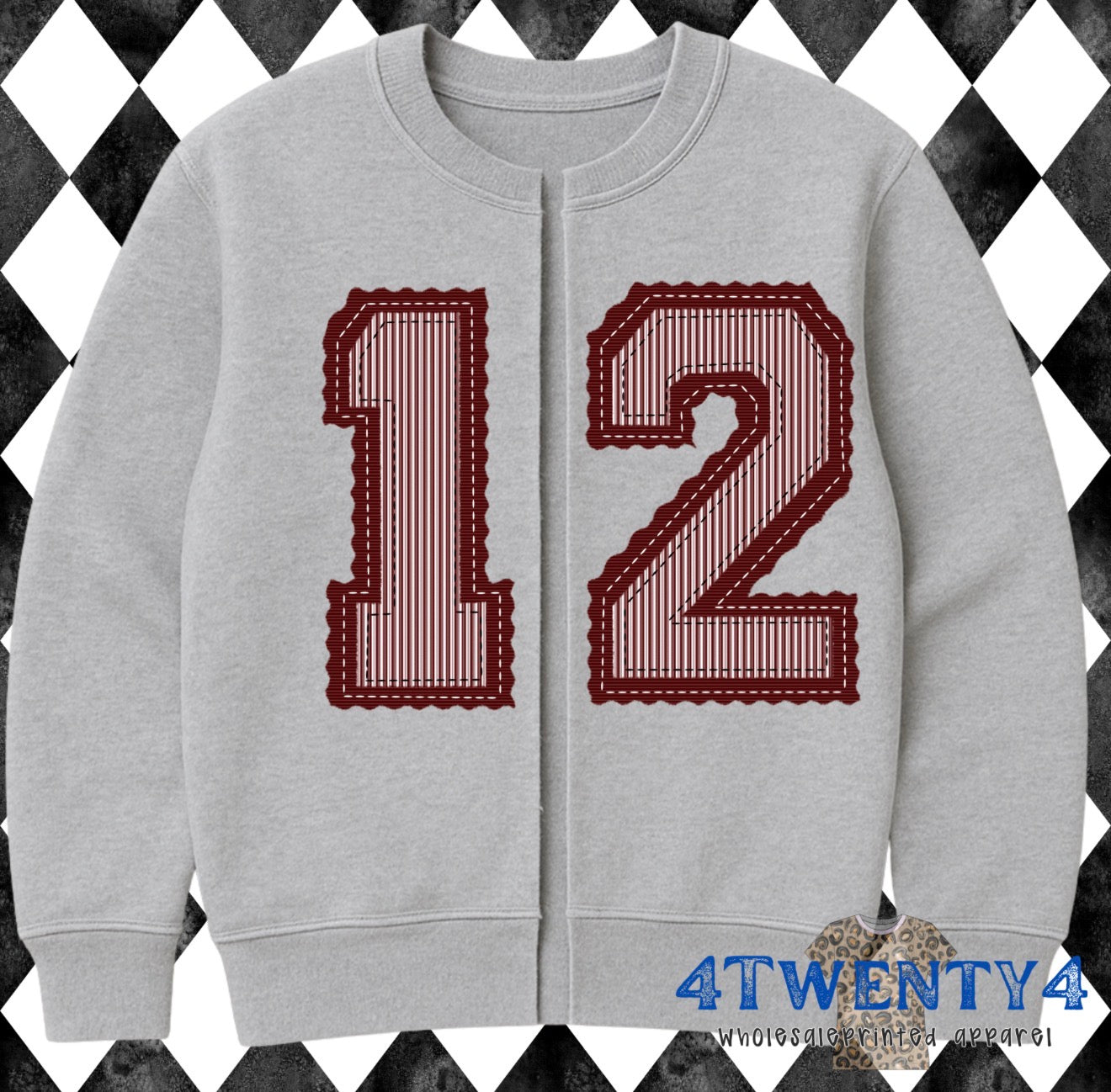Custom Split Crewneck Cardigan