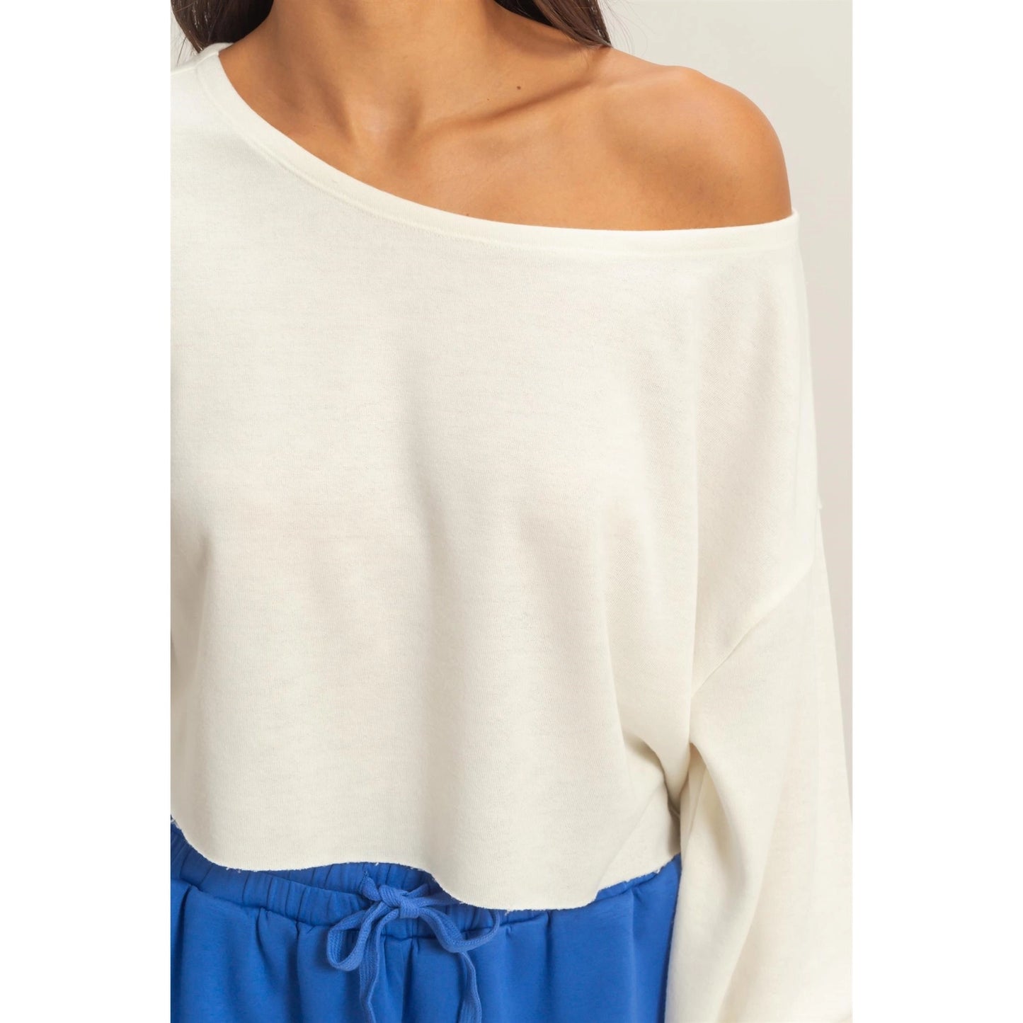 Whip Cream Long Sleeve Top