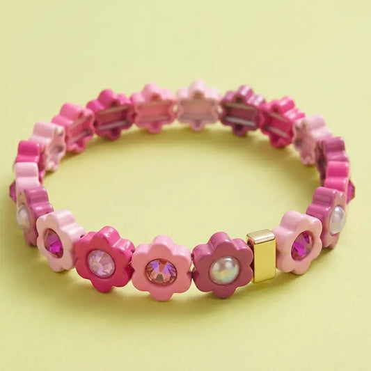 Daisy Pinks Bracelet
