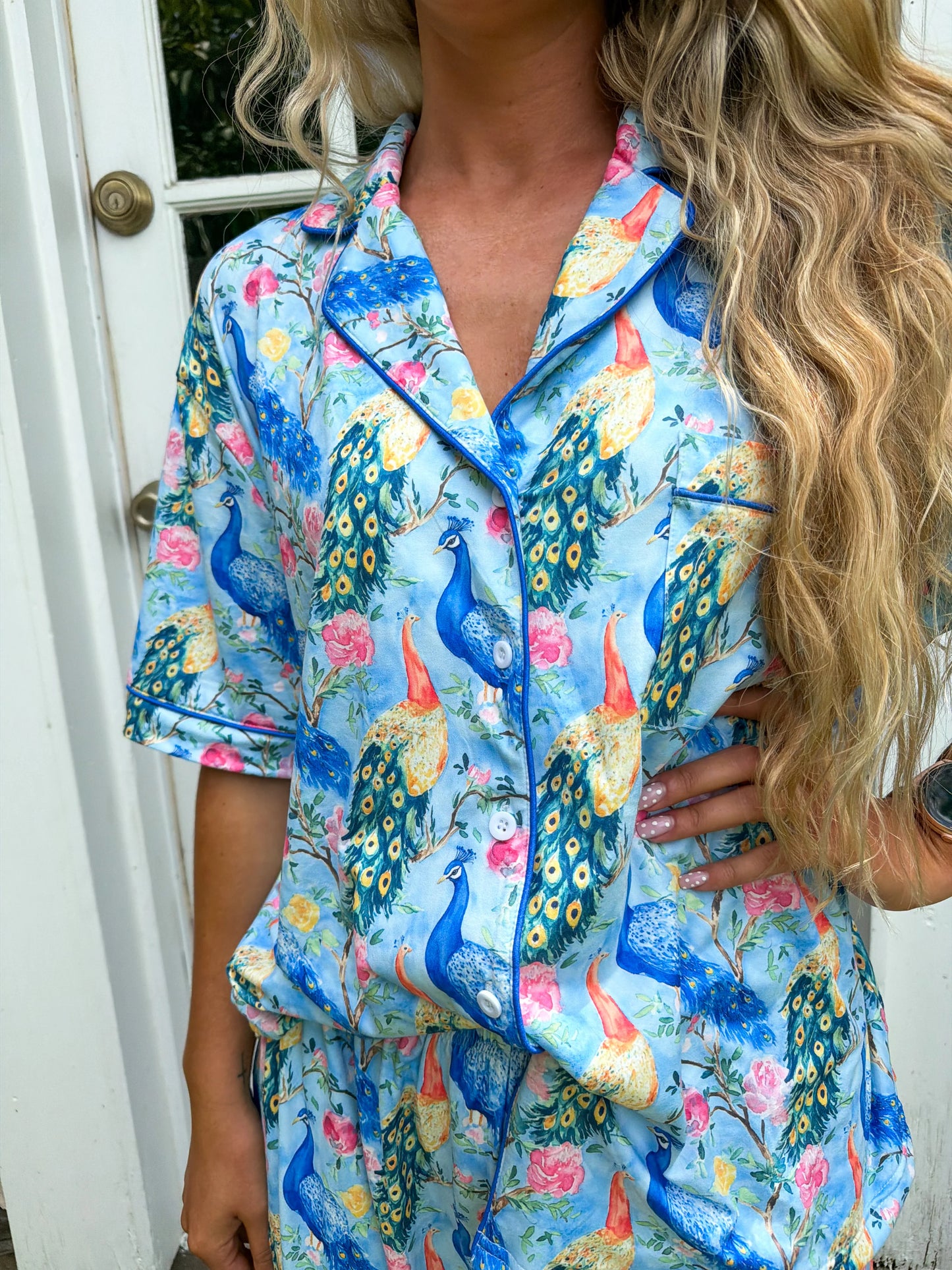 IN THE GARDEN LUXE PEACOCK PJ