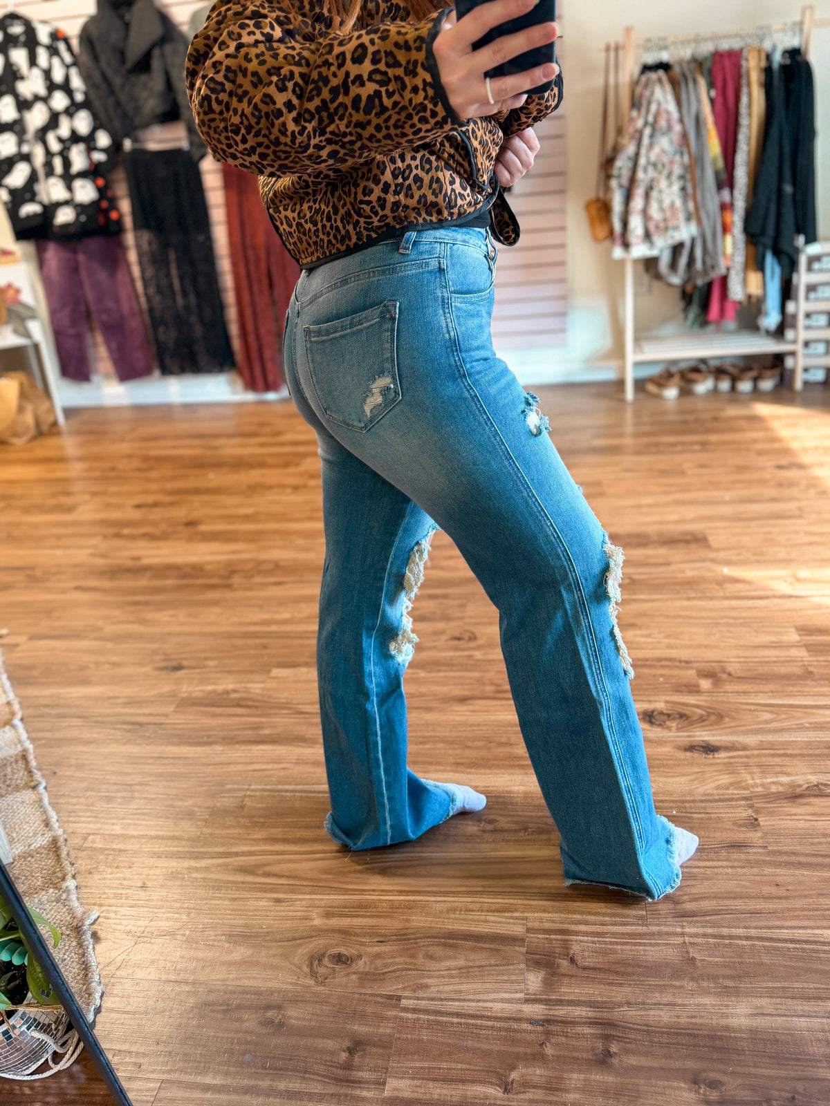 Distressed Jeans