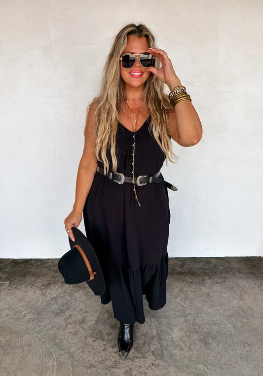 Black Nova Dress [[PRE-ORDER 3.2 - 3.6]]