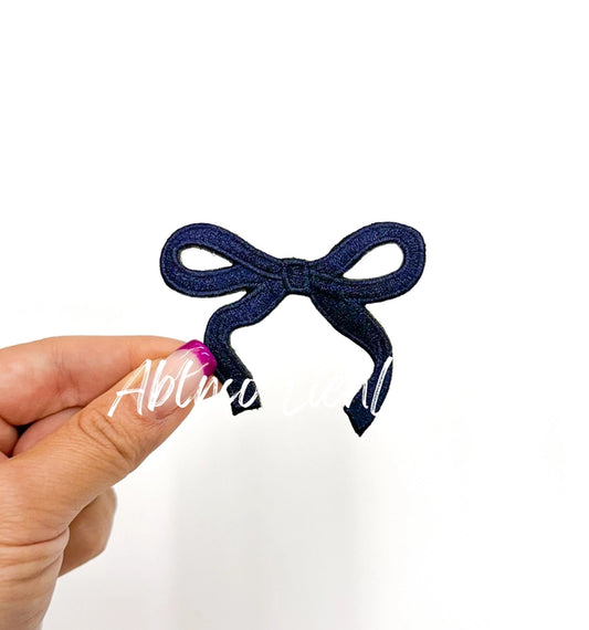 Navy Dainty Bow