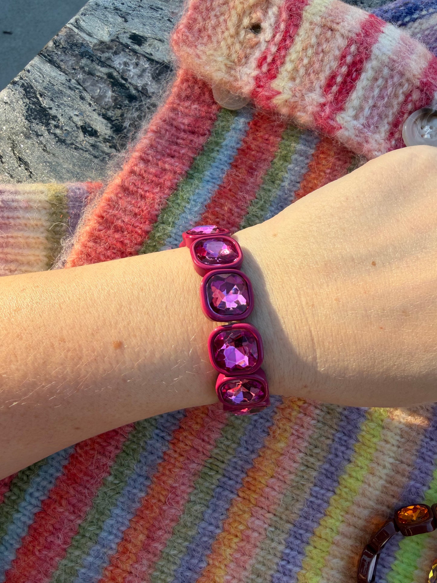 Dark Pink Bracelet