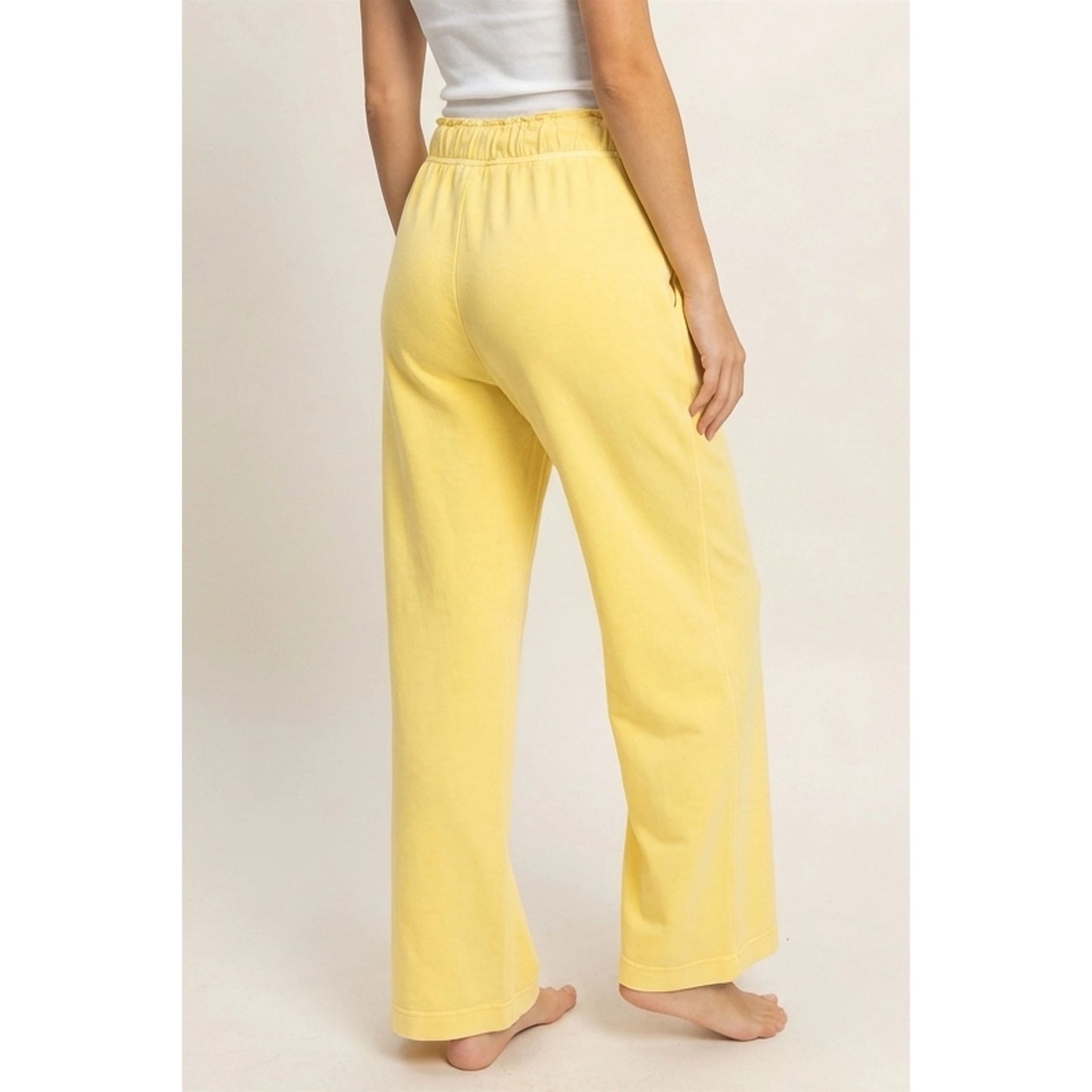 Pineapple High Waist Flare Pants
