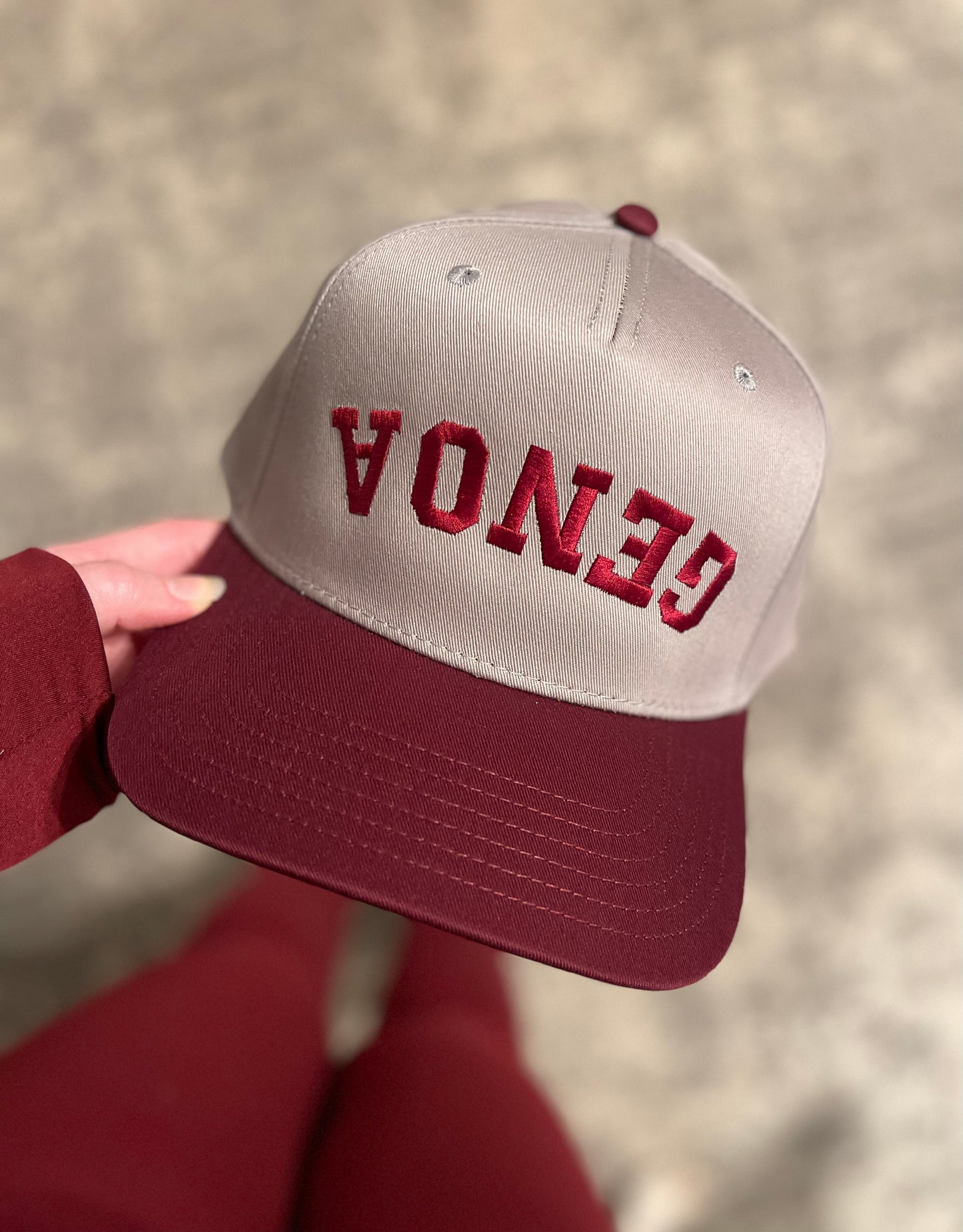 G E N O A Embroidered Trucker