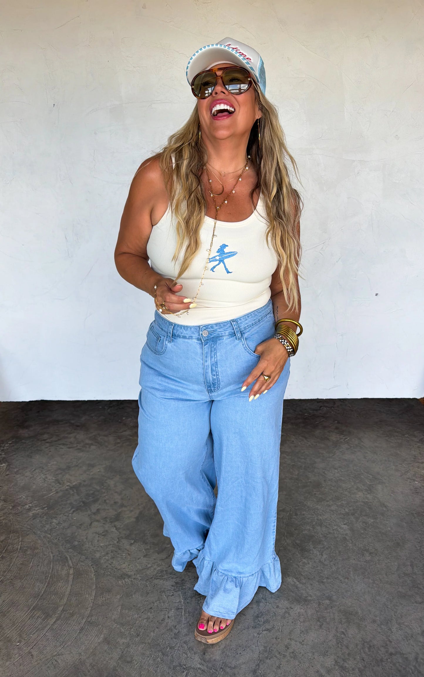 Callie Ruffle Jeans [[ETA end of June]]