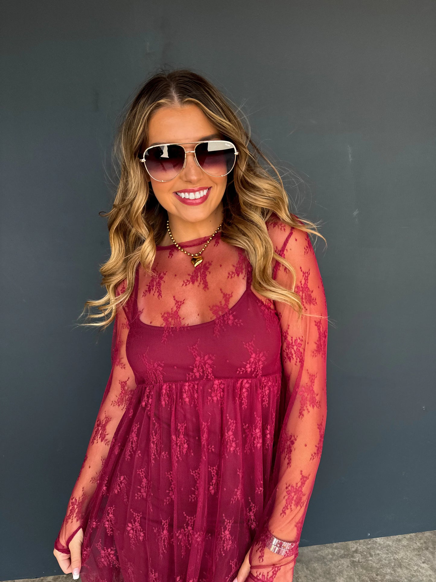 Evangeline Wine Dress [[PRE-ORDER]]