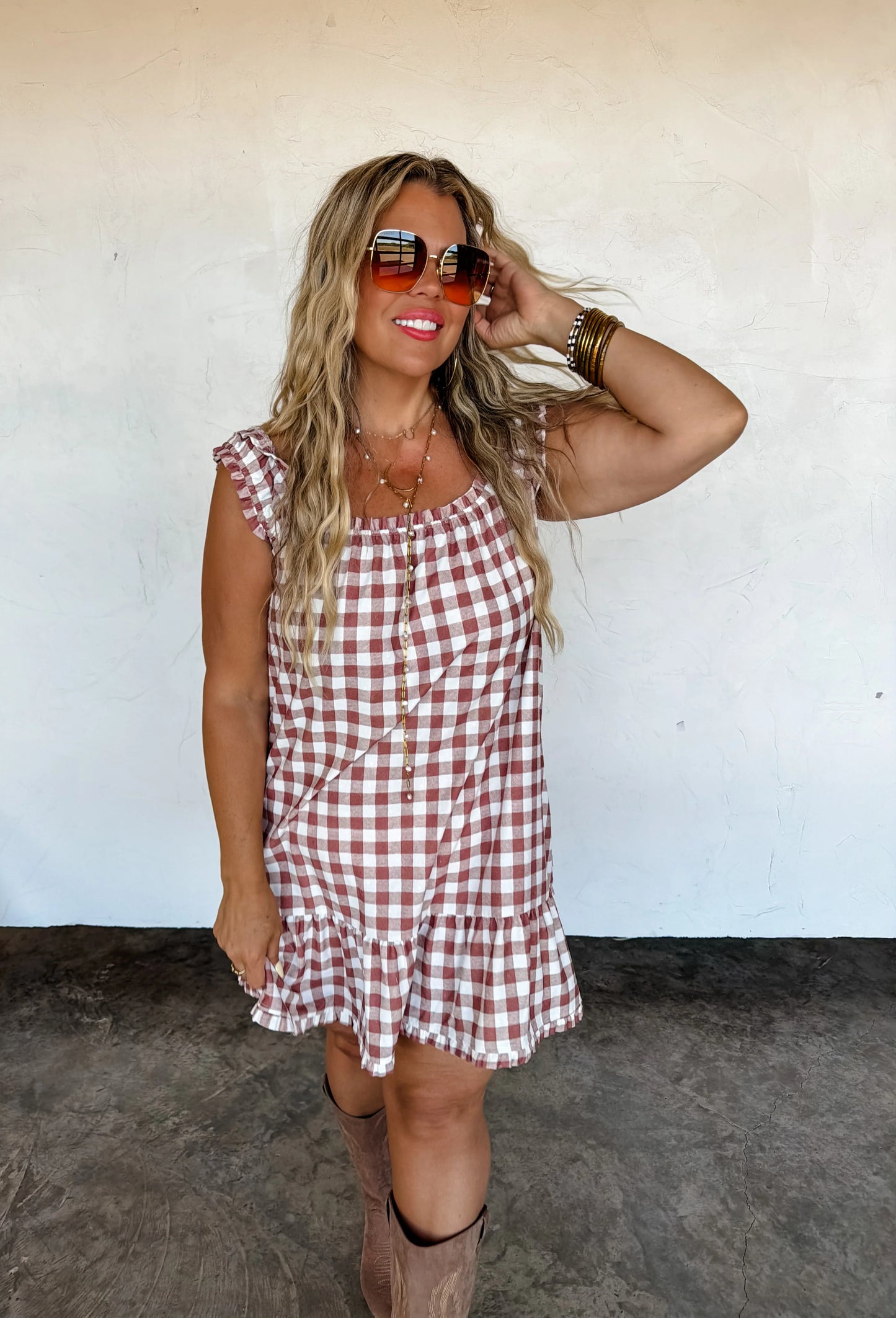 Gingham Babydoll Dress [[PRE-ORDER]]