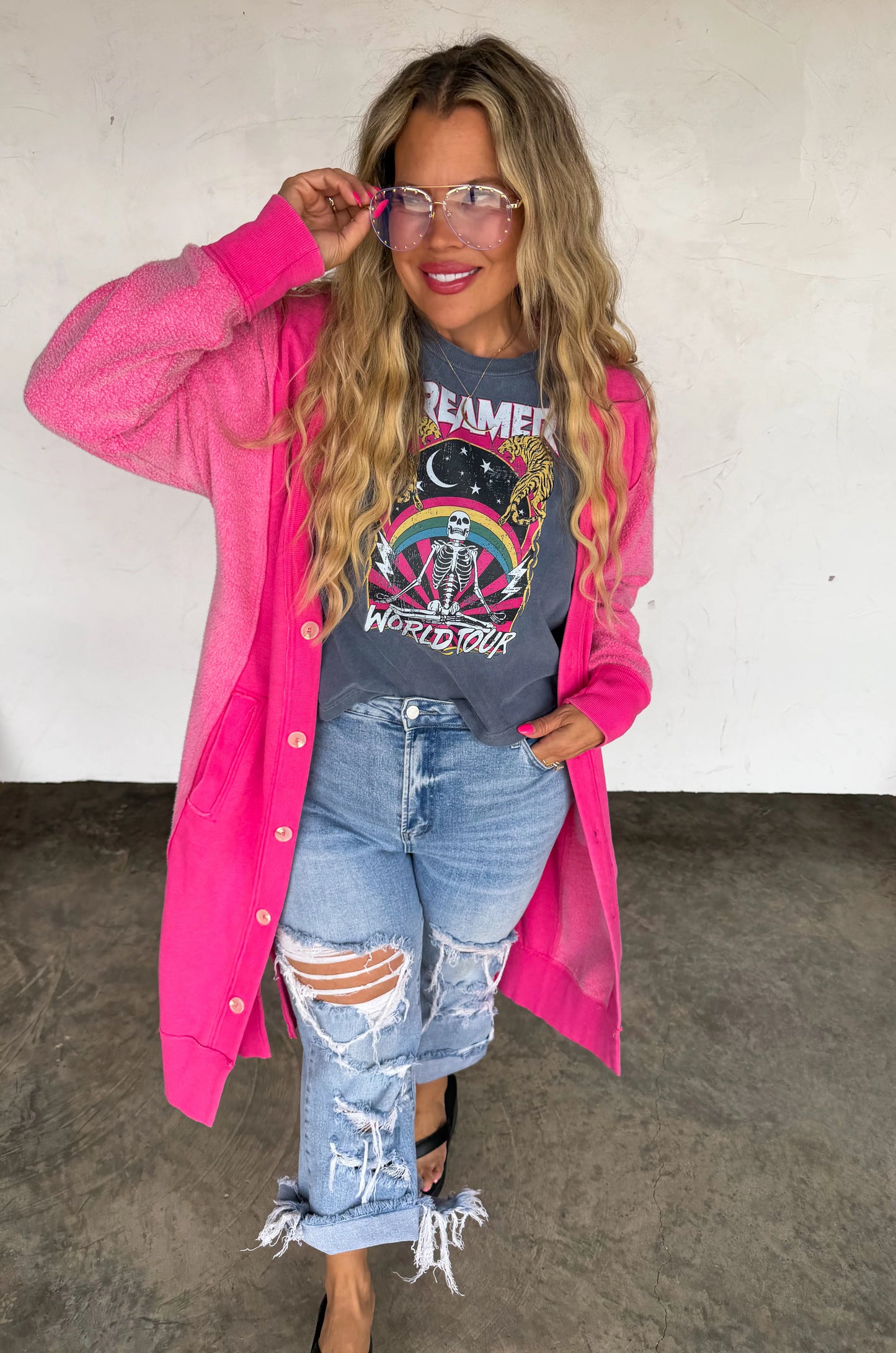 Sweatshirt Cardigan pink [[PRE-ORDER]]