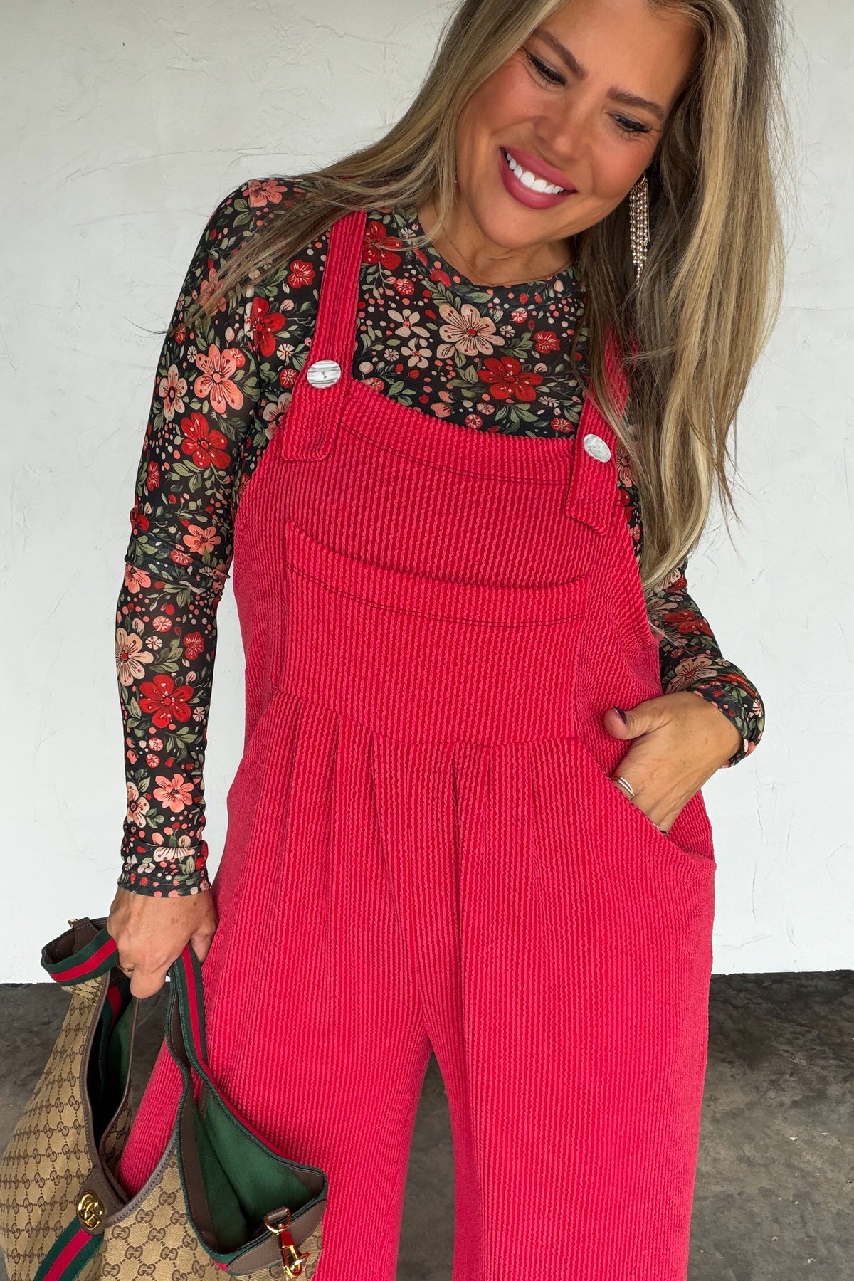 WINTER KARLI OVERALLS RED