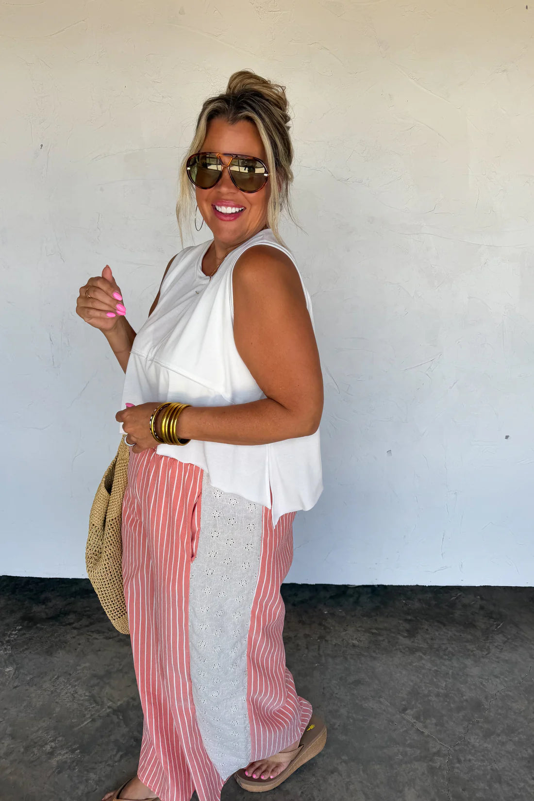 Coral Weekend Escape Pants ETA end of July