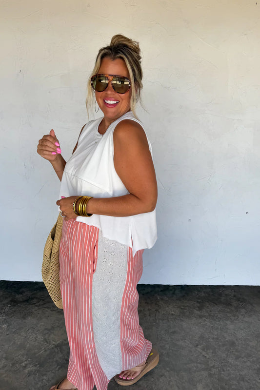 Coral Weekend Escape Pants ETA end of July