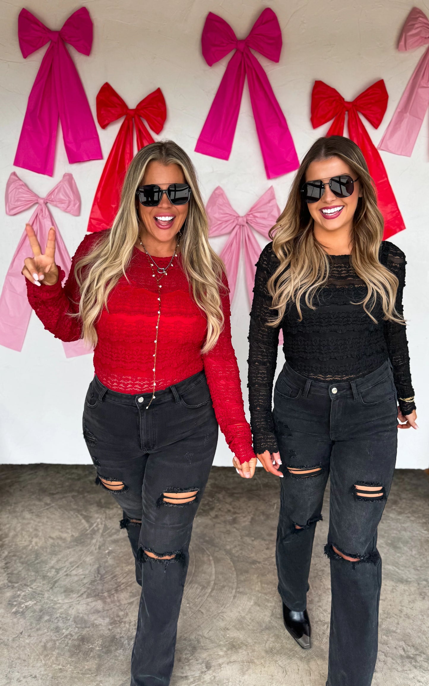 Wine Rosalie Lace Top [[PRE-ORDER ETA 1st week of Jan]]