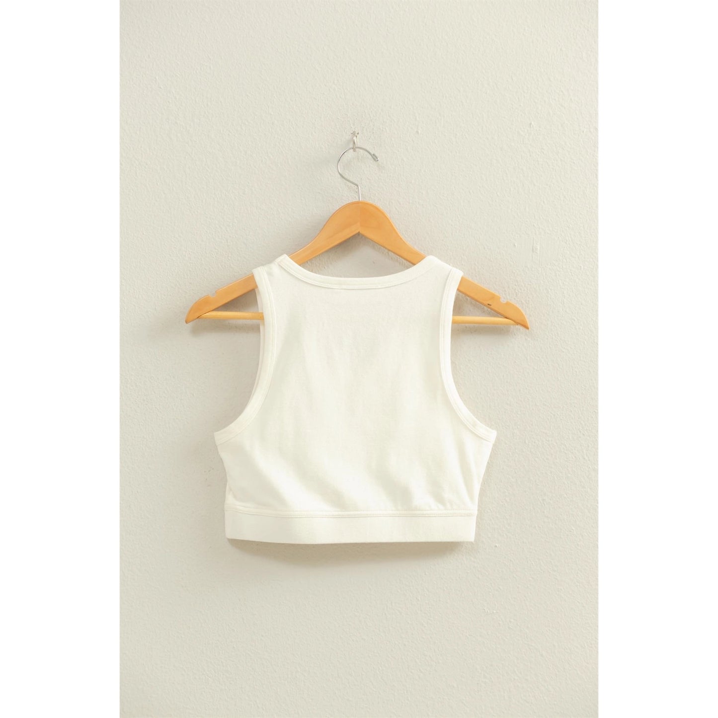 Marshmallow Cropped Tank