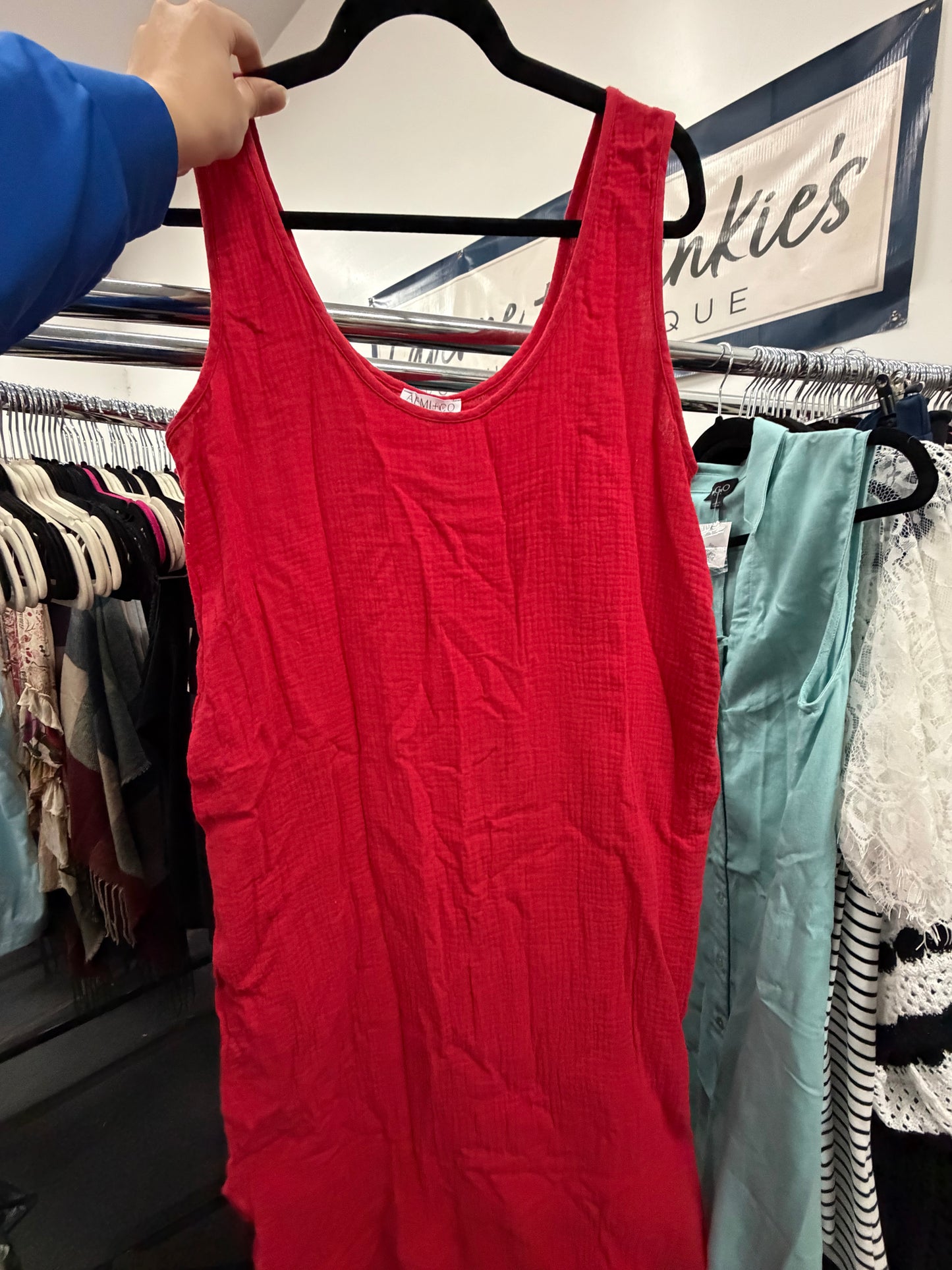 DAISY DRESS RED