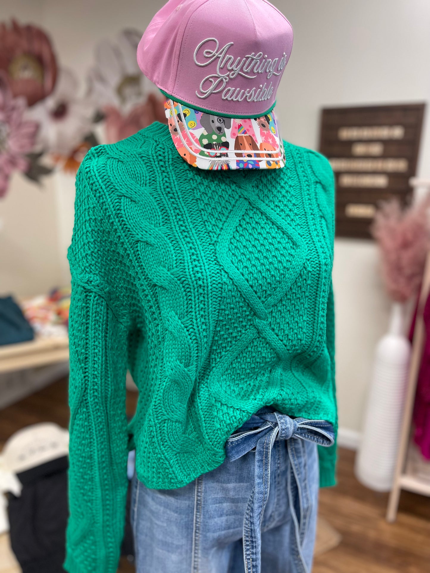 Lily Pad Sweater