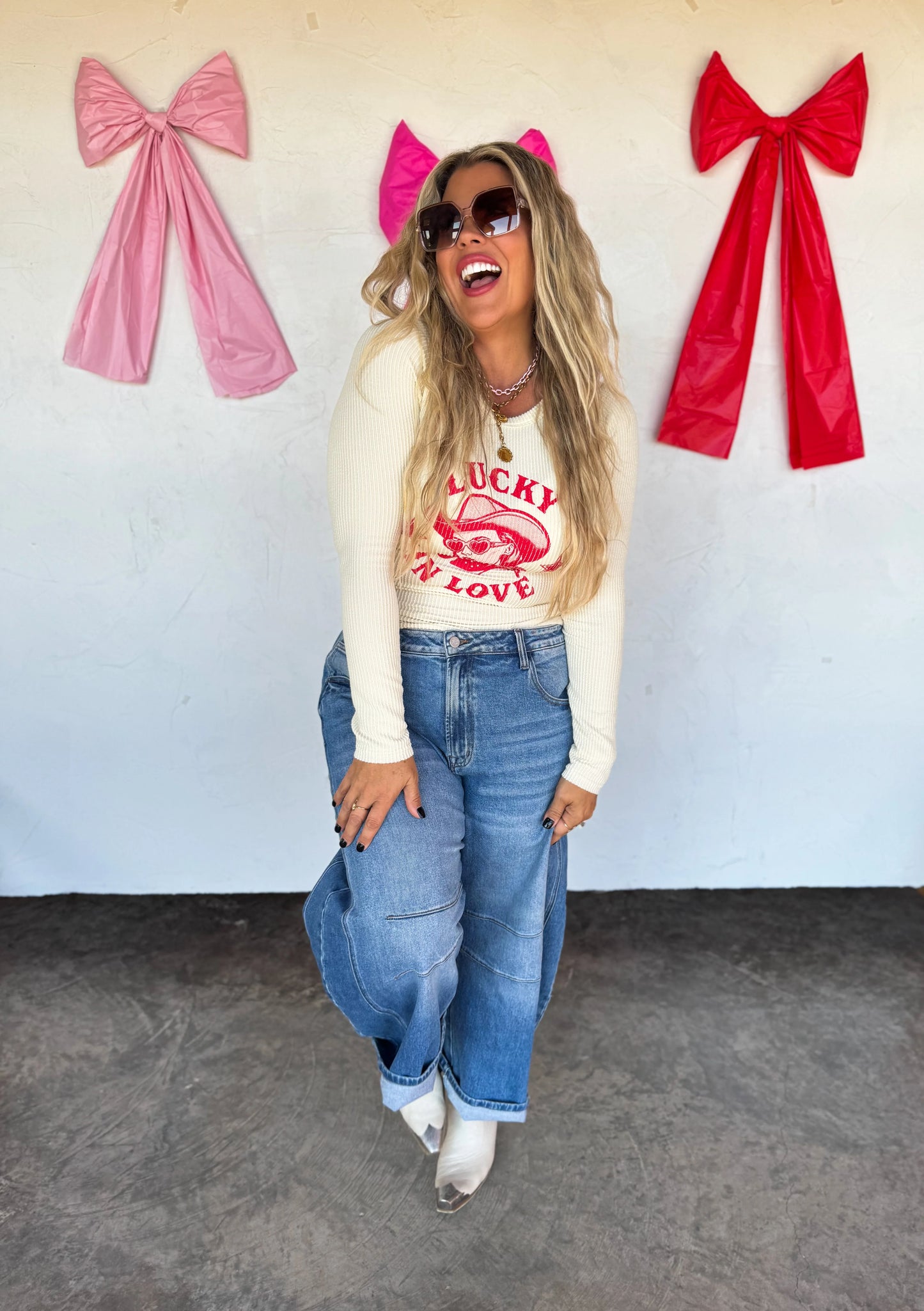 Lucky Love Graphic Top [[PRE-ORDER ETA 1st week of Jan]]