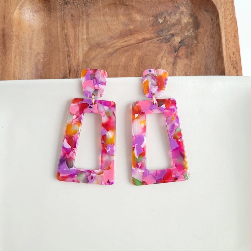 Avery Paradise Pink Earrings