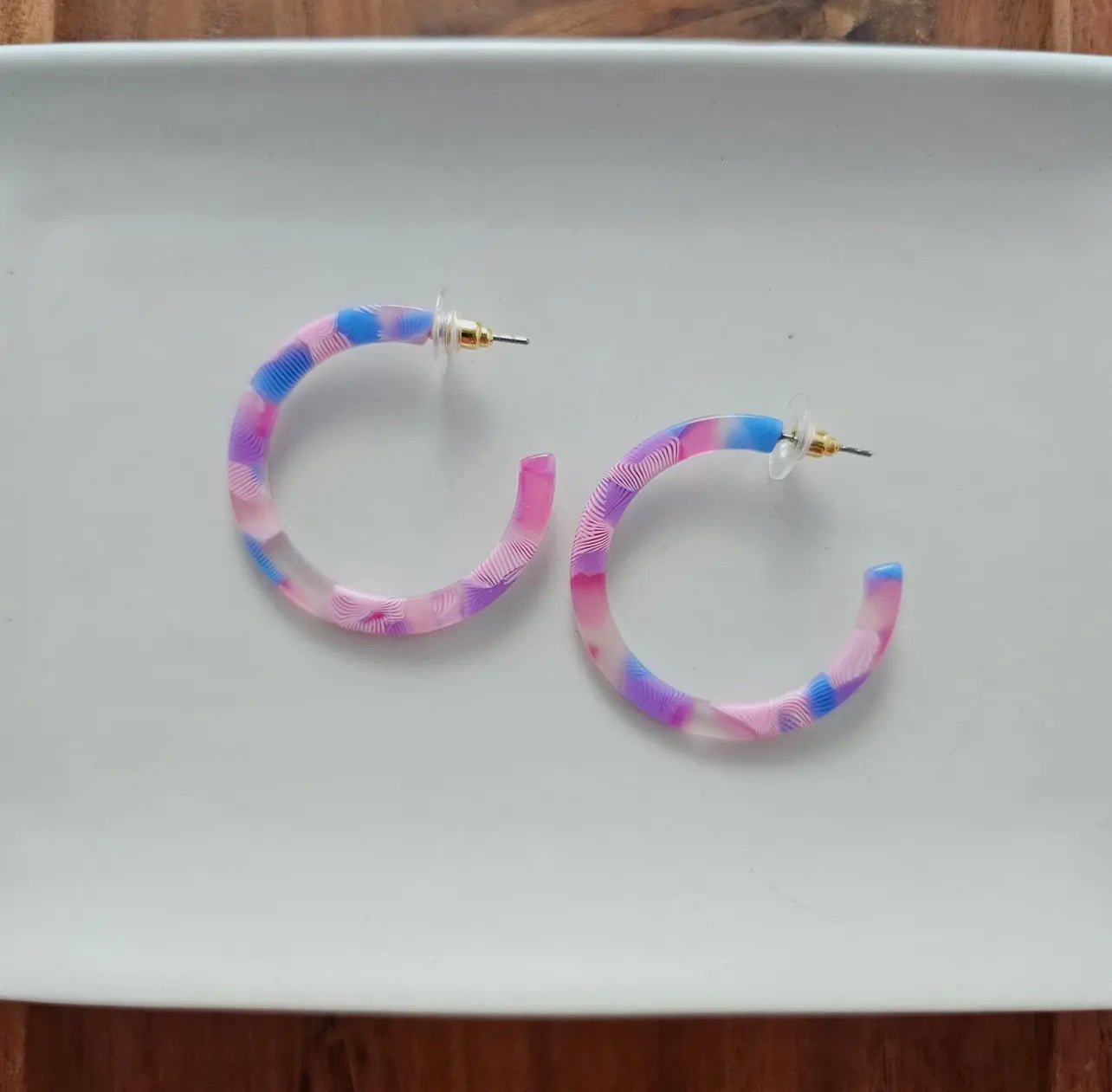 Cotton Candy Camy Hoops