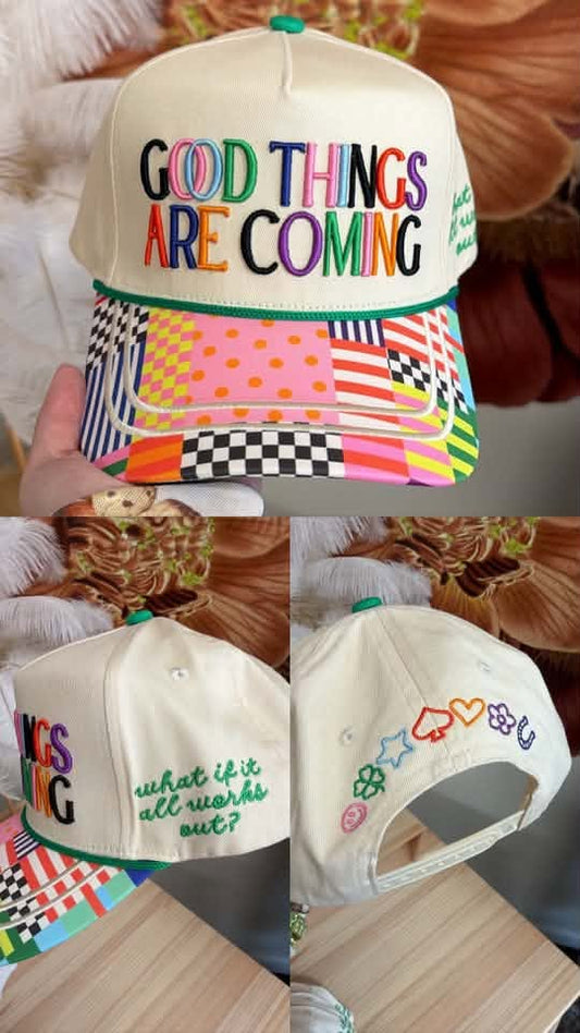 Good Things Are Coming Trucker Hat