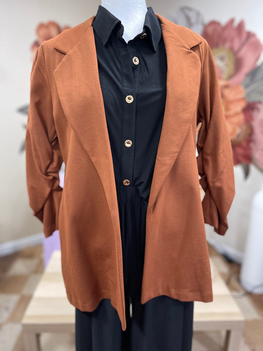 FINAL SALE * Burnt Sienna Blazer