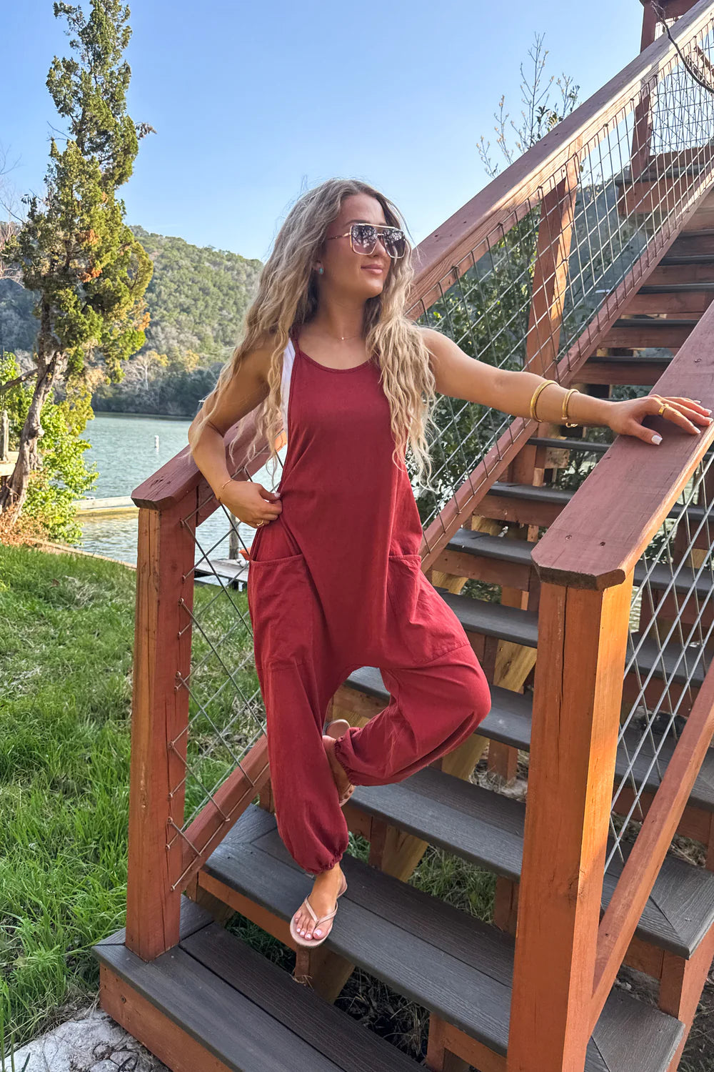 Scottie Brick Romper [[PRE-ORDER]]