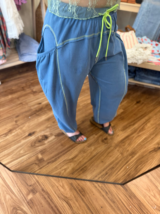 Blue Lounge Joggers