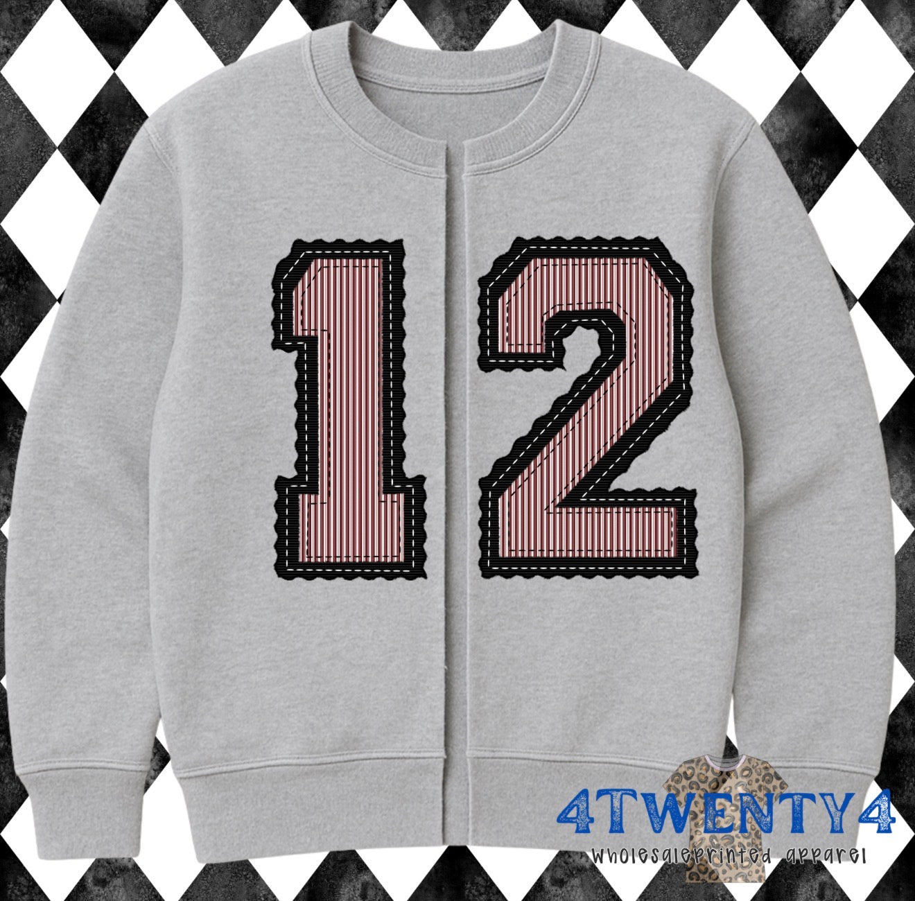 Custom Split Crewneck Cardigan