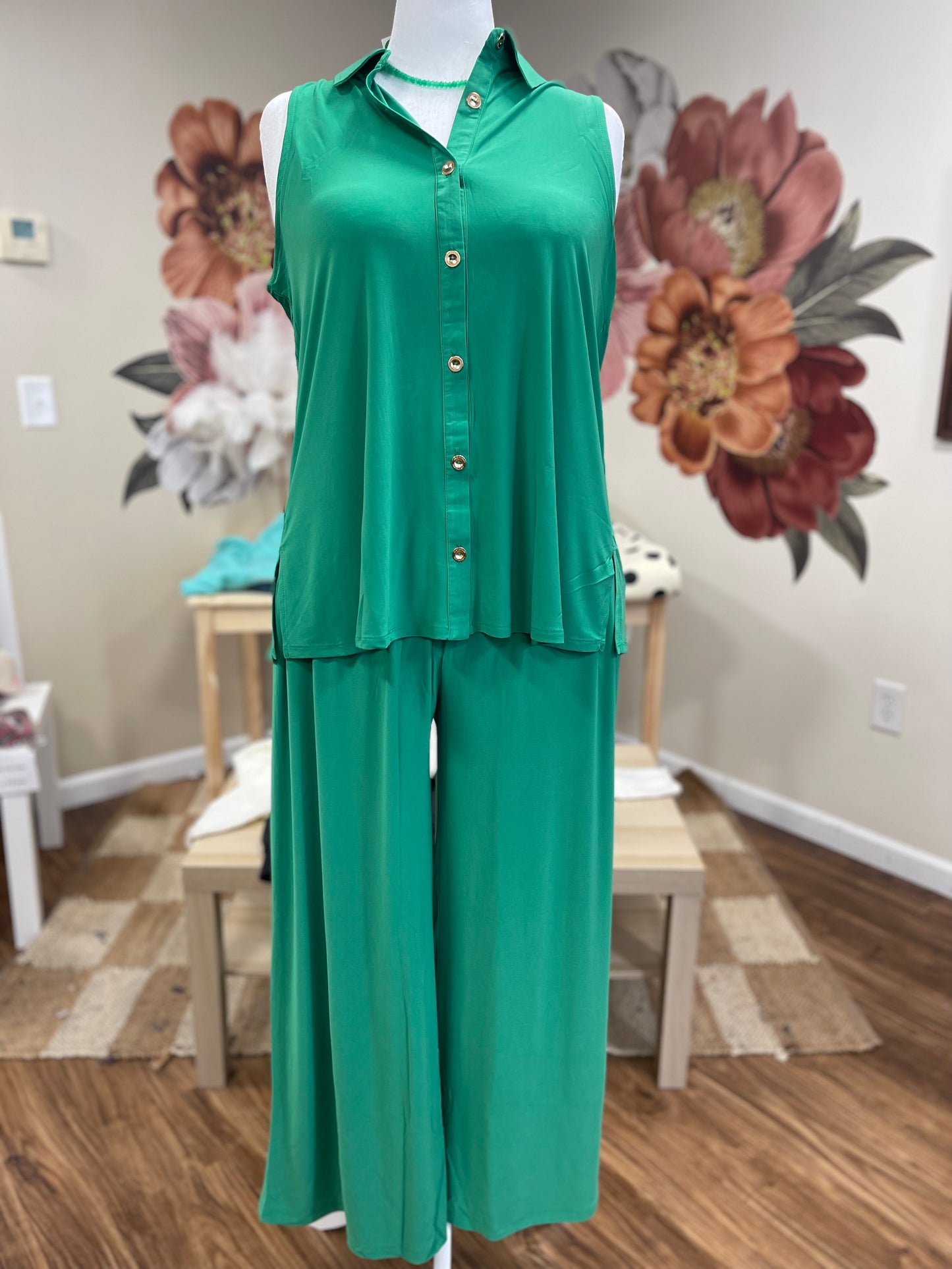 Kelly Green Resort Wear Set
