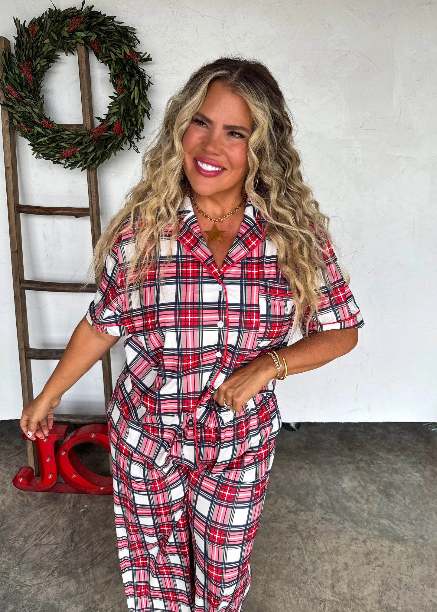 Christmas Plaid Luxe PJ set [[PRE-ORDER]]