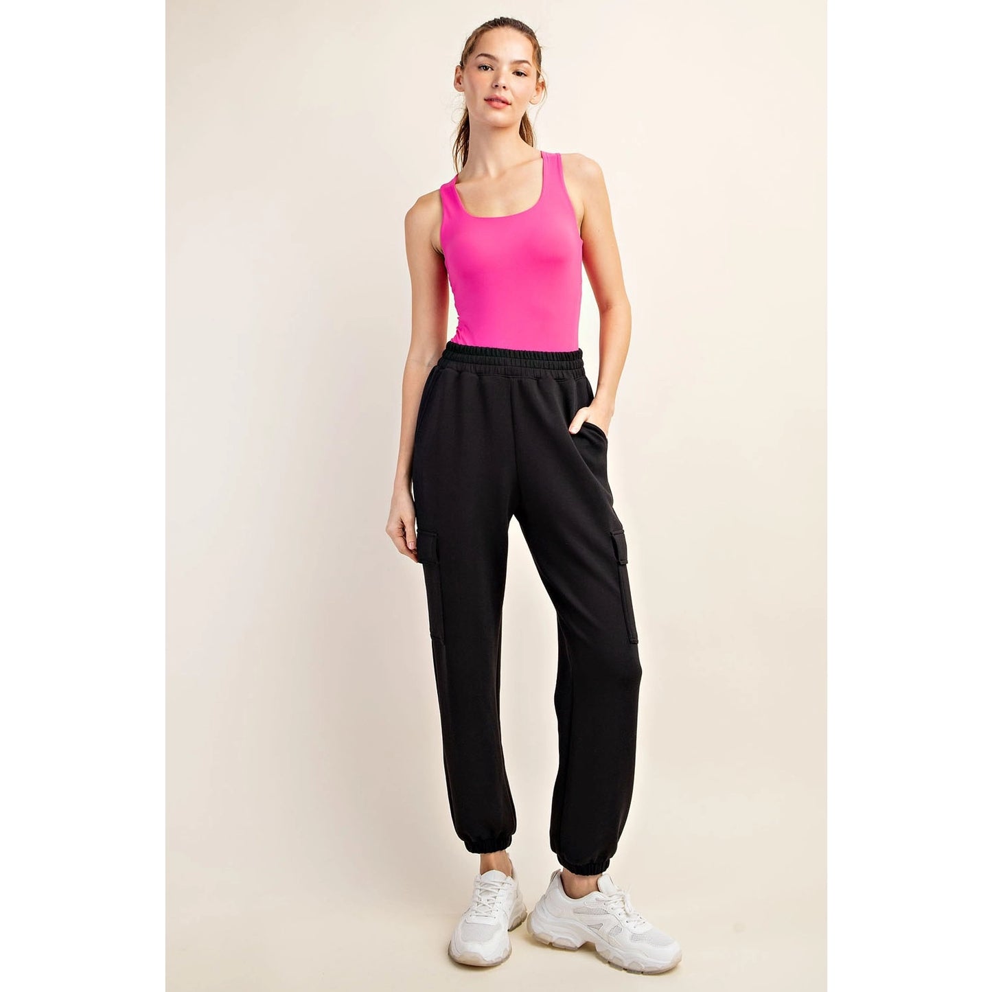 Black Modal Scuba Joggers