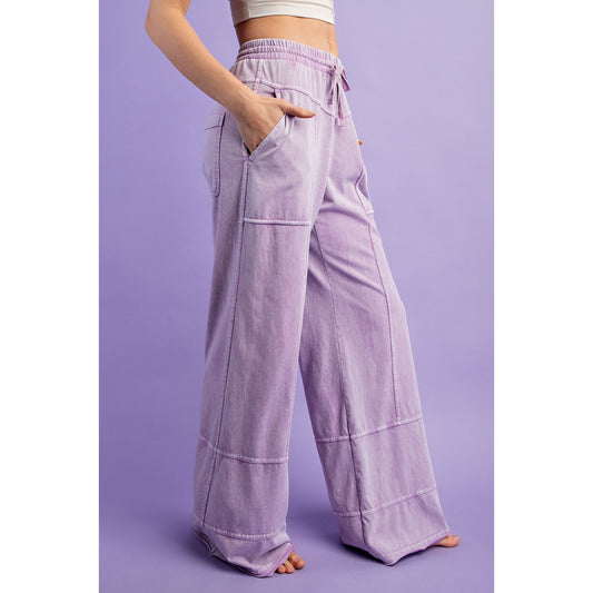 Mineral Washed Cotton Pants