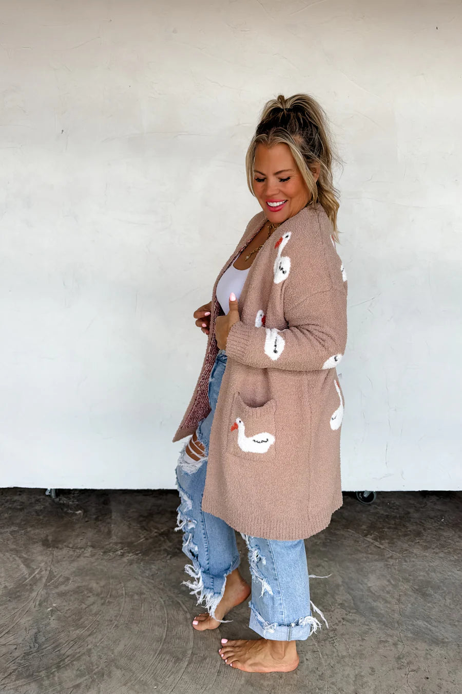 Farm Girl Cloud Cardigan in Beige [[PRE-ORDER]]